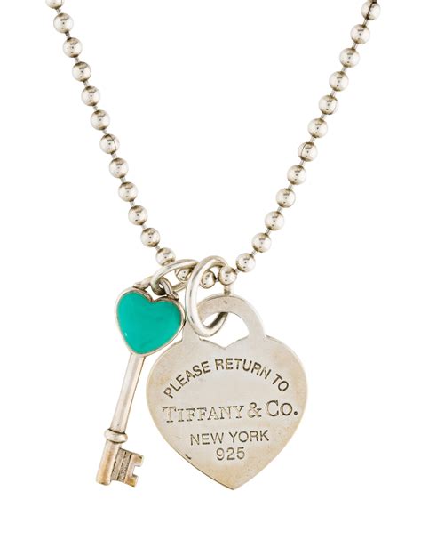 replica of tiffany and co key heart pendant|tiffany heart with key necklace.